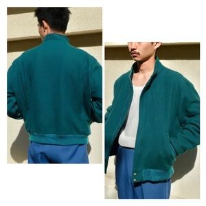 1980's Vintage L.L.Bean Melton Wool Padded Jacket